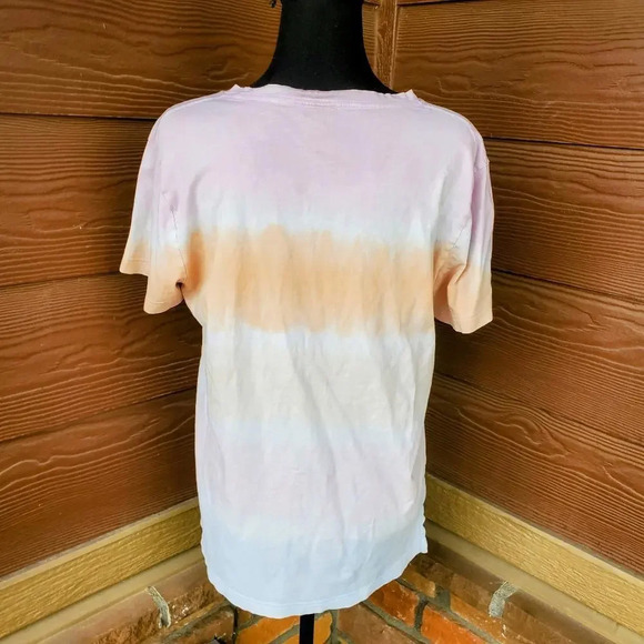 VS PINK 2019 Campus Embroidered Logo Pocket Tie-Dye T-Shirt Size Small - Picture 11 of 14